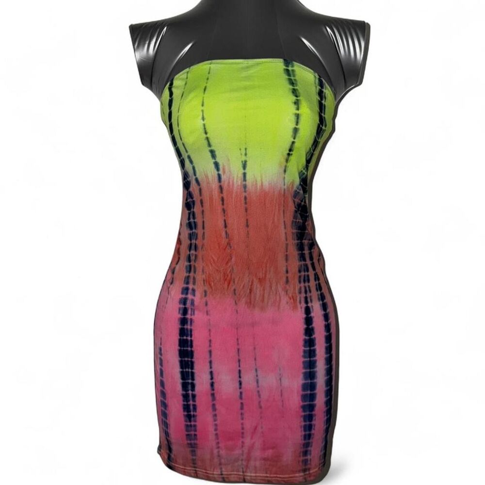 Women's Multicolored Mini Dress